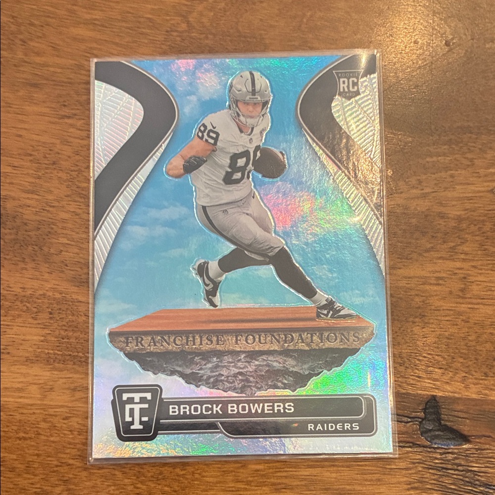 2024 Totally Certified BROCK BOWERS #14 Franchise Foundations RC Raiders